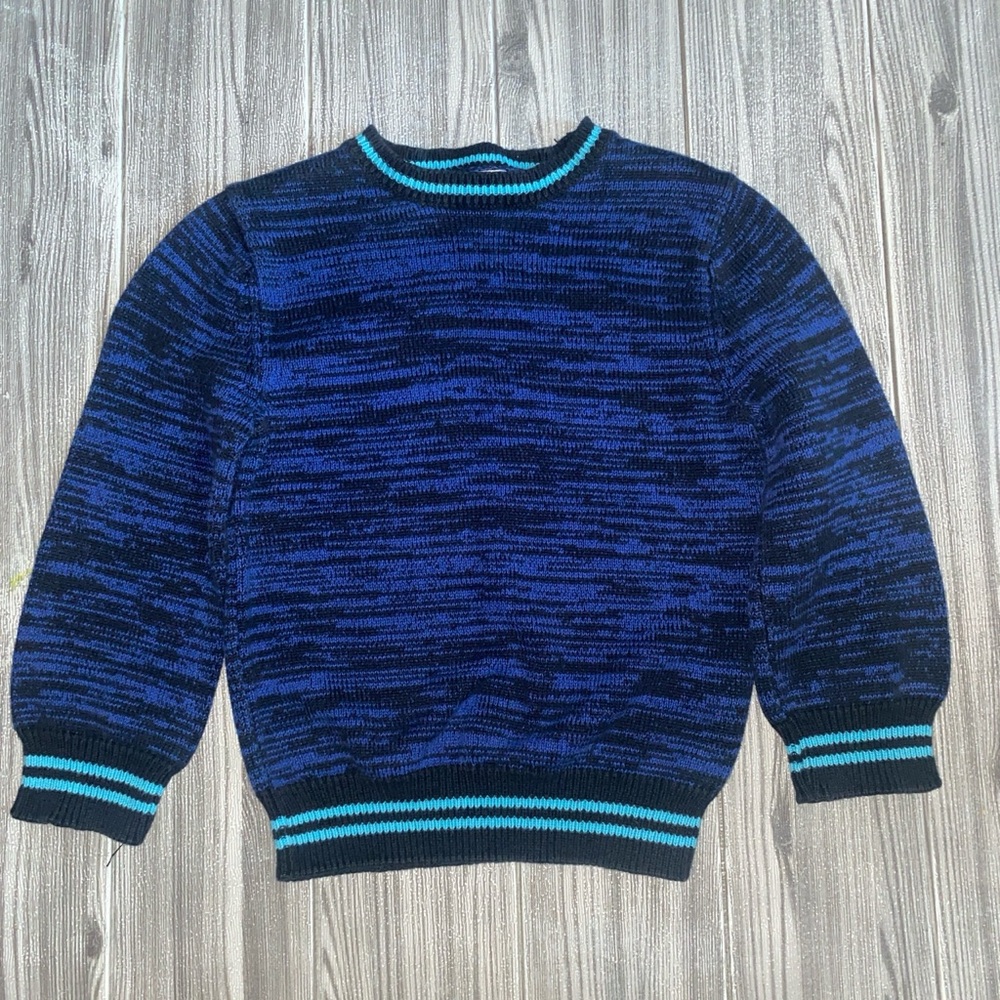 Boys Crazy 8 Blue and Black Sweater